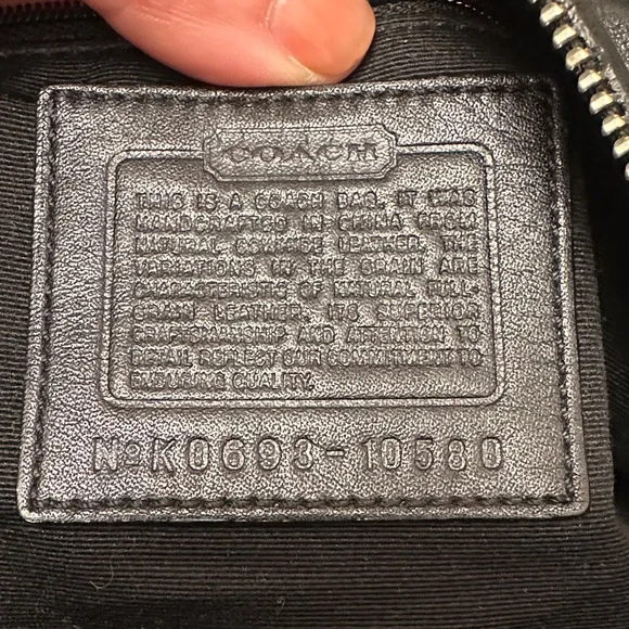 Coach SoHo Black Leather Shoulder Bag Y2K vintage - Picture 8 of 14